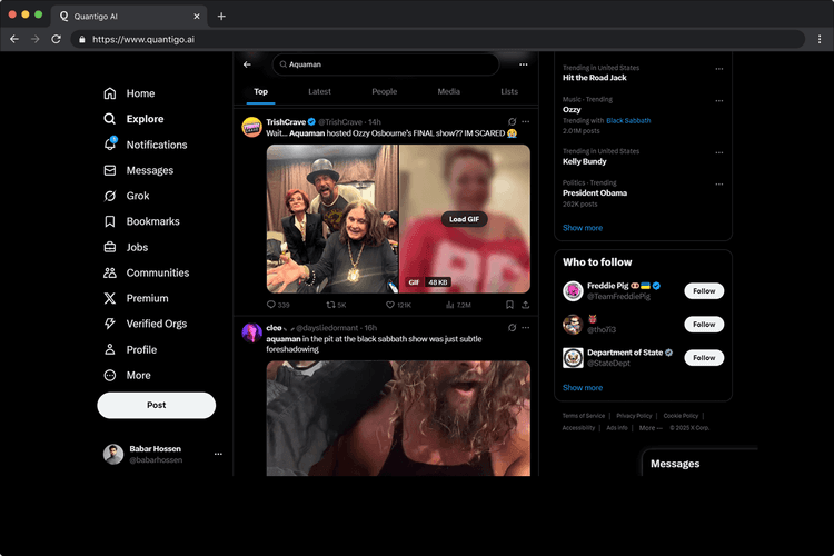Publicly Available Social Media Data